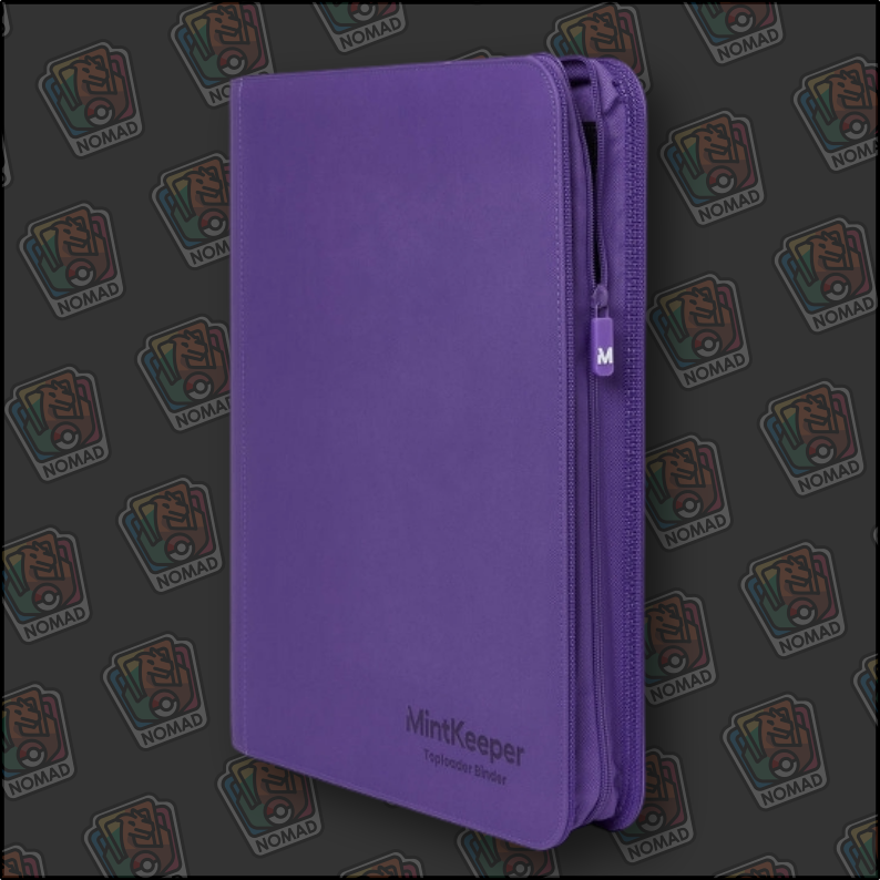 MintKeeper: Premium Zip Toploader Binder - 9 Pocket