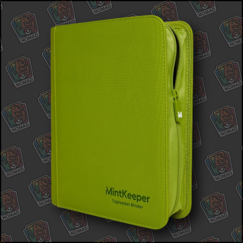 MintKeeper: Premium Zip Toploader Binder - 4 Pocket