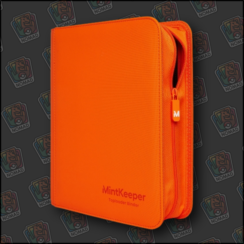 MintKeeper: Premium Zip Toploader Binder - 4 Pocket