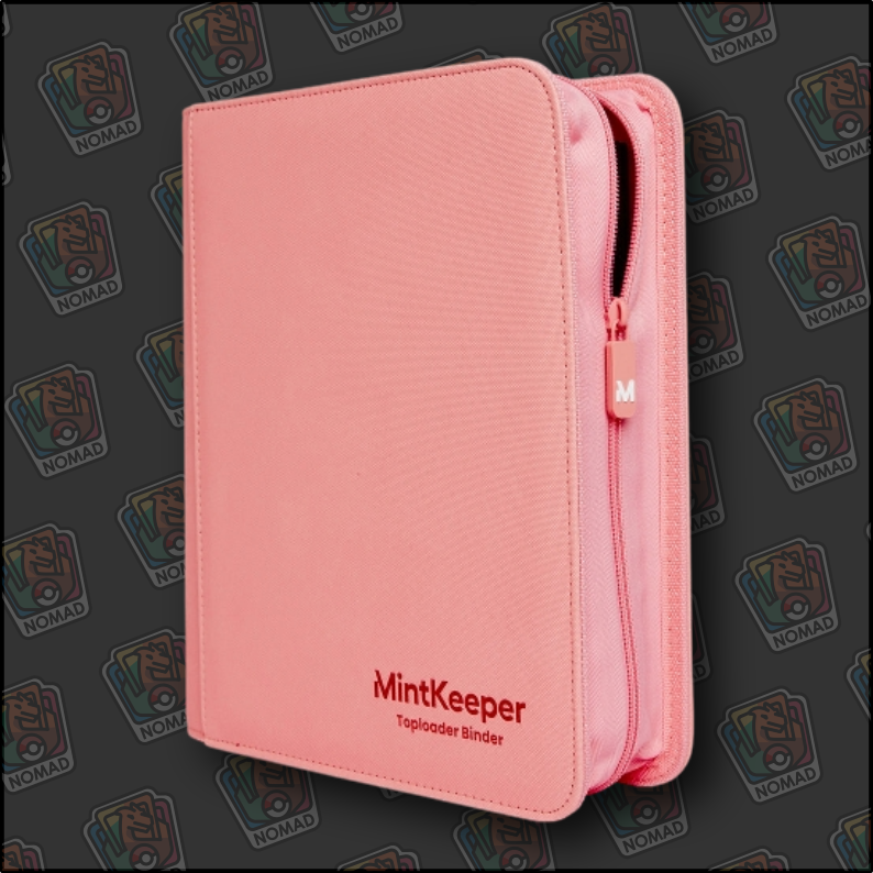 MintKeeper: Premium Zip Toploader Binder - 4 Pocket