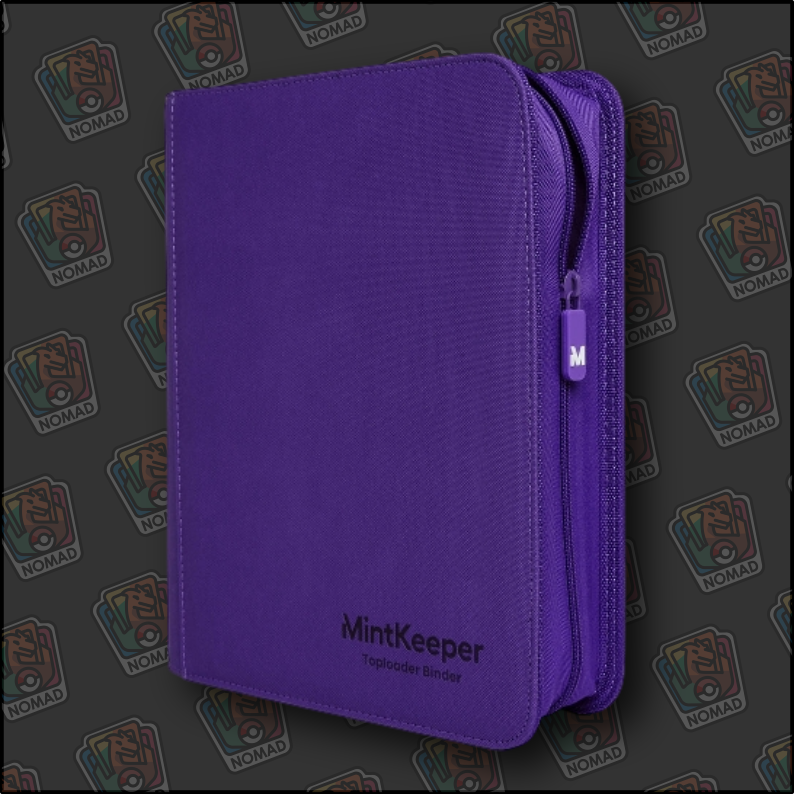 MintKeeper: Premium Zip Toploader Binder - 4 Pocket