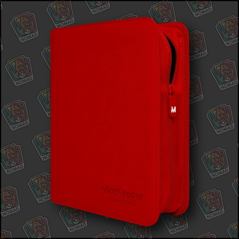 MintKeeper: Premium Zip Toploader Binder - 4 Pocket