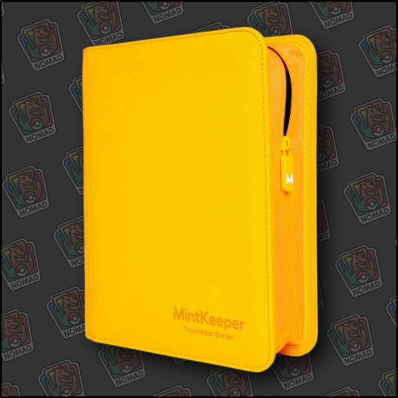 MintKeeper: Premium Zip Toploader Binder - 4 Pocket