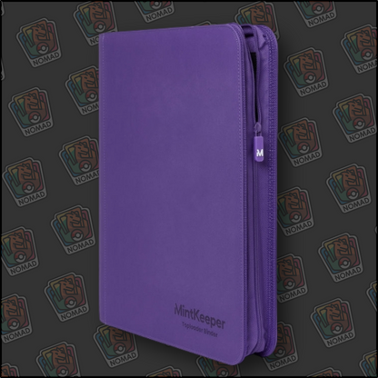 MintKeeper: Premium Zip Toploader Binder - 9 Pocket