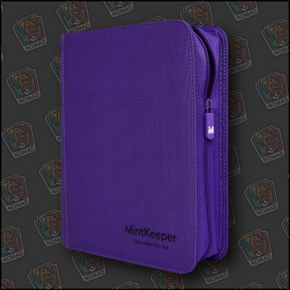 MintKeeper: Premium Zip Toploader Binder - 4 Pocket